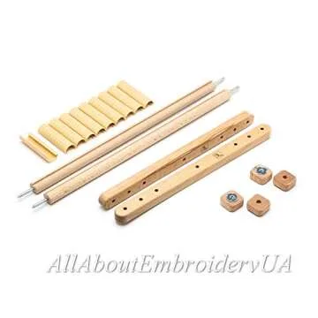 Adjustable Needlepoint Embroidery Frame - Beech Wood Craft Holder