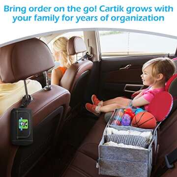 Cartik Baby Diaper Caddy Organizer – Nursery Basket with Convenient Leather Handles, Storage Bin – Durable, Portable Changing Table Diaper Storage + Bonus Insulated Wipe Carrier