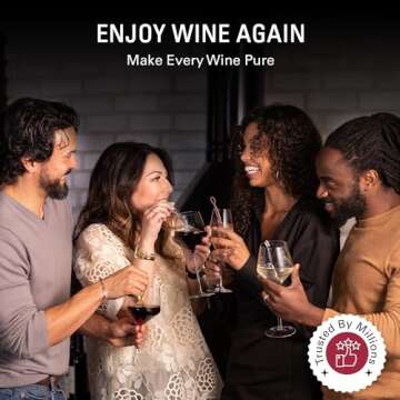 PureWine Wine Wands Purifier - Alleviate Wine Allergies & Enhance Taste