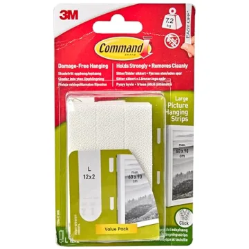Command Picture Hanging Strips - Easy No-Damage Solutions for Your Home