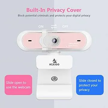 Buy NexiGo N660P Webcam 1080P with Autofocus & Microphone