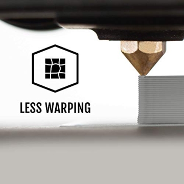 HATCHBOX 1.75mm Cool Gray PLA Filament 1 KG Spool 3D Printing