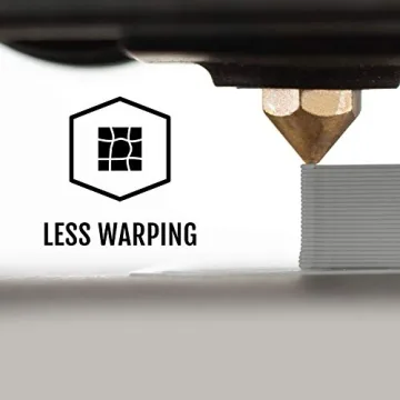 HATCHBOX 1.75mm Cool Gray PLA Filament 1 KG Spool 3D Printing