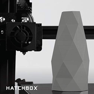 HATCHBOX 1.75mm Cool Gray PLA Filament 1 KG Spool 3D Printing