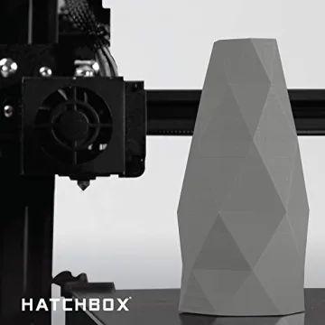 HATCHBOX 1.75mm Cool Gray PLA Filament 1 KG Spool 3D Printing