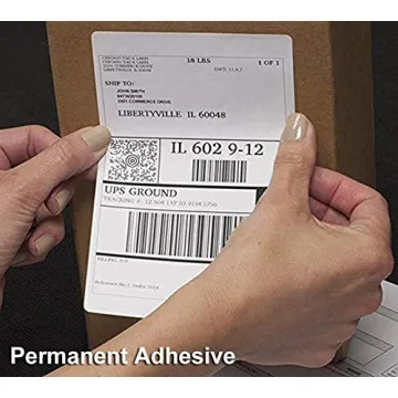 Fanfold 4x6 Direct Thermal Shipping Labels for Easy Packing