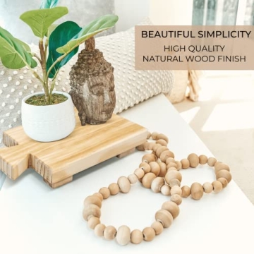 KIBAGA Decorative Wood Riser for Home Decor and Organizing