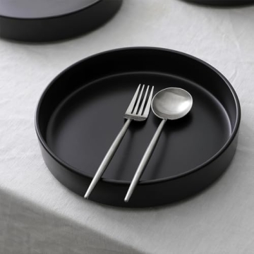 Stone Lain Celina 12-Piece Dinnerware Set in Black