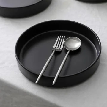 Stone Lain Celina 12-Piece Dinnerware Set in Black