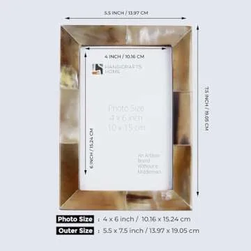 Handicrafts Home Vintage Picture Frame - Elegant Wall & Desk Decor