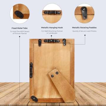 Handicrafts Home Vintage Picture Frame - Elegant Wall & Desk Decor