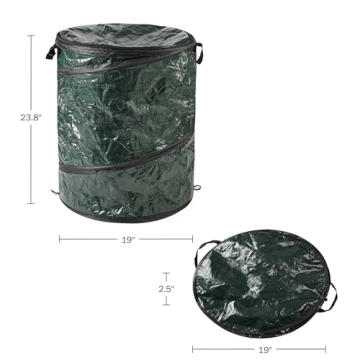29.5-Gallon Collapsible Trash Can for Outdoor Activities