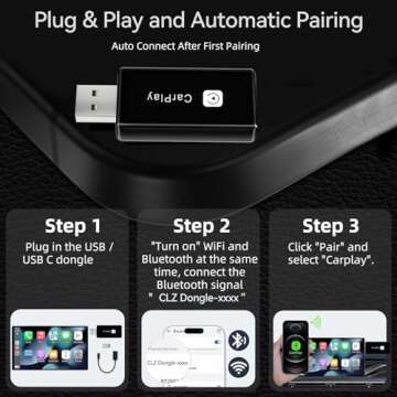 Effortless Wireless CarPlay Adapter for iPhone Users