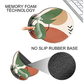 MeMling Ergonomic Mouse Pad with Wrist Support and Non-Slip Base