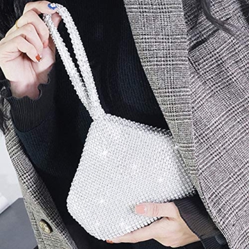 Mogor Triangle Glitter Luxury Evening Clutch for Parties