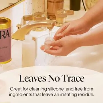 Cora Menstrual Cup and Disc Cleanse with Natural Stain-Fighting Ingredients | pH Balanced Without Dyes, Fragrances, Drying Sulfates or Parabens