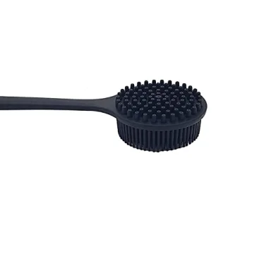 DNC Back Scrubber Soft Silicone Bath Body Brush Long Handle