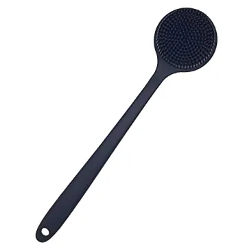 DNC Back Scrubber Soft Silicone Bath Body Brush Long Handle