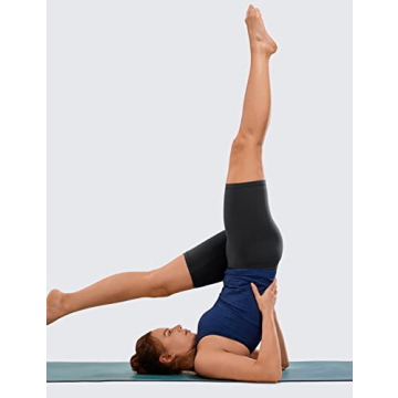 CRZ YOGA Naked Feeling Biker Shorts High Waisted 8 Inches