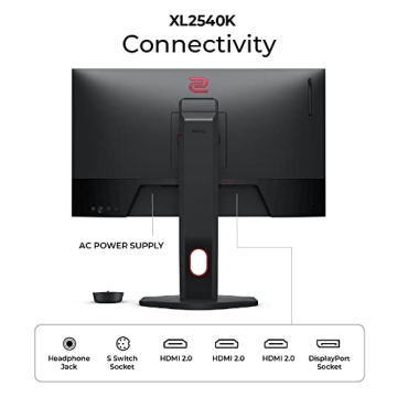 BenQ ZOWIE XL2566K 240Hz Gaming Monitor for Competitions