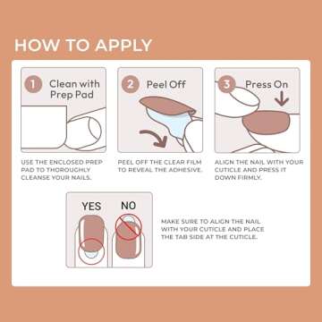 KISS imPRESS No Glue Mani Press-On Nails - Light Pink, Short Squoval, 30 Nails