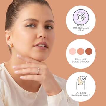 KISS imPRESS No Glue Light Pink Press-On Nails Set