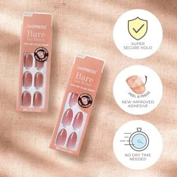 KISS imPRESS No Glue Light Pink Press-On Nails Set