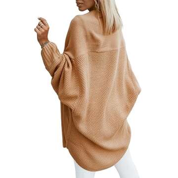 Miladusa Trendy Oversized Cardigan - Stylish Warmth