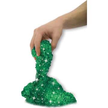 Kinetic Sand, 1Lb Shimmering Emerald Green Magic Sand for Ages 3 & Up
