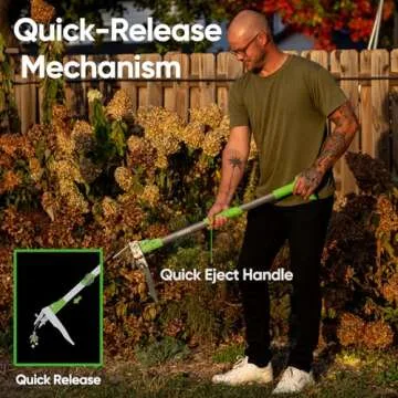 Grootpow WP5 Stand Up Weeder Tool for Effortless Gardening