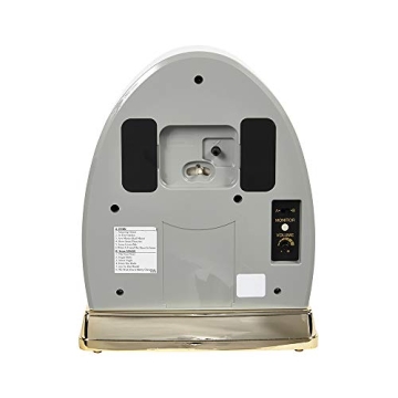 Rhythm Joyful Crystal Pearl Musical Mantel Clock