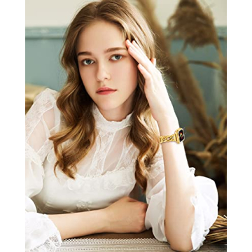 Gold Chain Link Stainless Steel Apple Watch Band