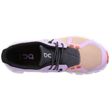 On Women's Cloud 5 Push Sneakers, Fiji/Rose, 8