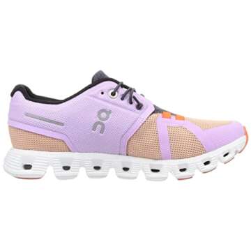 On Women's Cloud 5 Push Sneakers, Fiji/Rose, 8