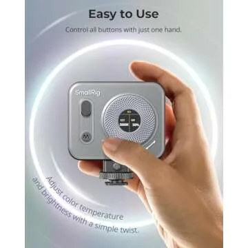 SMALLRIG Vibe P96 Pro Led Video Light, Portable Camera Light for Photography, Cold Shoe Light, CRI95...