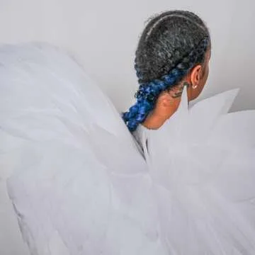 UNDERWRAPS Large Costume Angel Wings - Adult Huge Angel Wings Halloween Costume, 5 Feet Long Photoshoot Prop Wings for Men & Women, (Full Length Wings, White) (30678 OS)