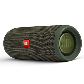JBL FLIP 5, Waterproof Portable Bluetooth Speaker, Green