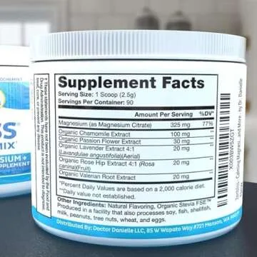 Zenbliss - Calming Magnesium Relaxation Drink Mix with Passion Flower and More - by Dr. Danielle