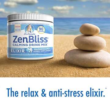 Zenbliss - Calming Magnesium Relaxation Drink Mix with Passion Flower and More - by Dr. Danielle