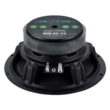 Deaf Bonce MM-60 V2 6.5" Midrange Speakers - 90W RMS