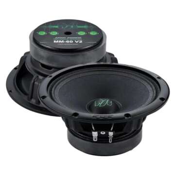 Deaf Bonce MM-60 V2 6.5" Midrange Speakers - 90W RMS