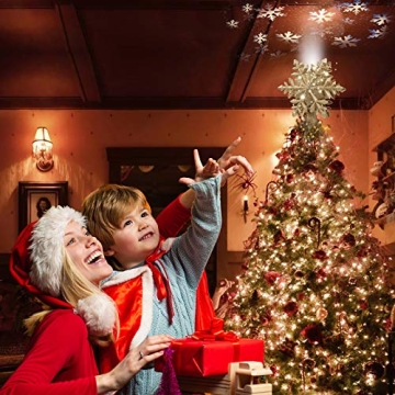 DG-Direct Lighted Christmas Tree Topper with Projector