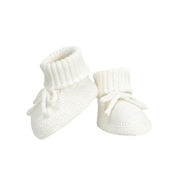 Hadetoto Baby Booties Newborn First Walkers Cozy Shoes Warm Knit Soft Booties for Toddler Infant Boy...