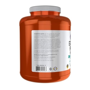 NOW Foods Sports Nutrition Pea Protein Unflavored 5lbs