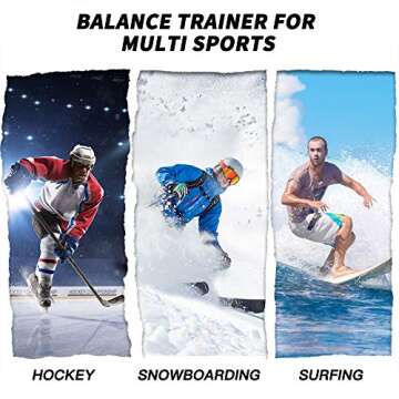 EVERYMILE Balance Board 30" - Core Trainer for All Sports