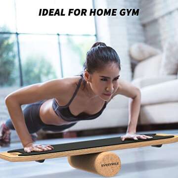 EVERYMILE Balance Board 30" - Core Trainer for All Sports