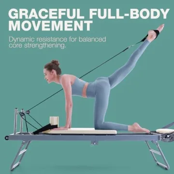 ARKANTOS Foldable Pilates Reformer for Home Gym Workouts