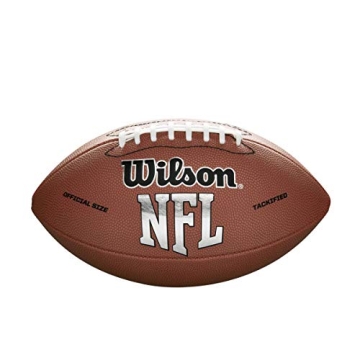 Wilson NFL MVP Football - Official Size, Premium Quality and Ready to Play