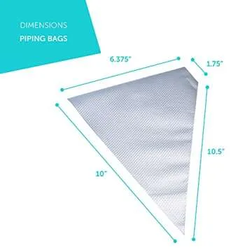 Prestee 200 Anti Burst Piping Bags for Baking Made Easy