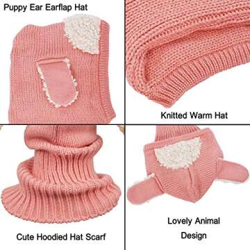 Bienvenu Toddler Earflap Hoodie Hat, Warm & Cute